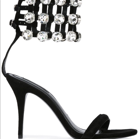 Alexander Wang Cage Antonia Sandals Sz 40 - Picture 3 of 7